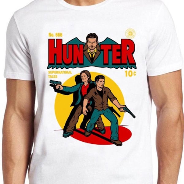 Hunter Comic T-shirt bovennatuurlijk grappig cool cadeau Tee 156
