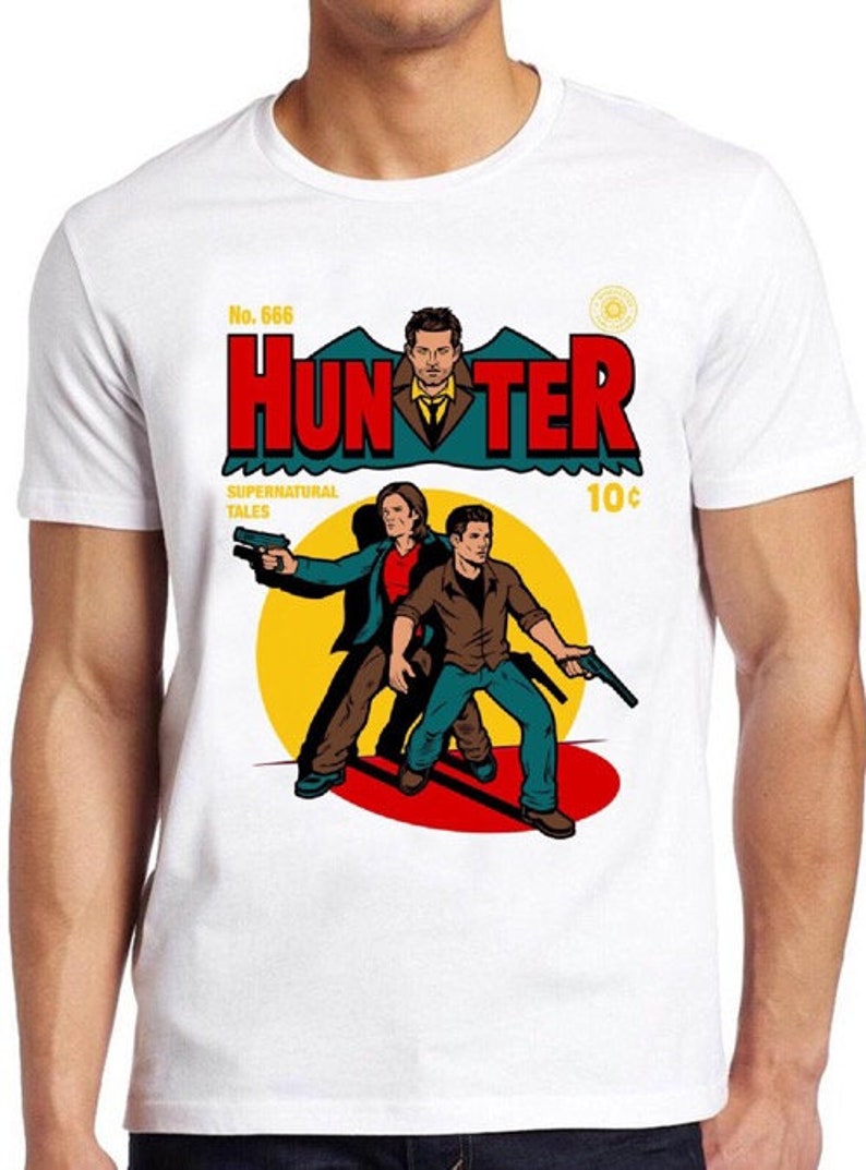 Hunter Comic T Shirt Supernatural Vintage Funny Cool Gift Tee 156 