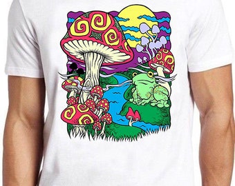 Pilz Traum T Shirt Psychedelische Forschung Volunteer Hippie Geschenk Tee 472