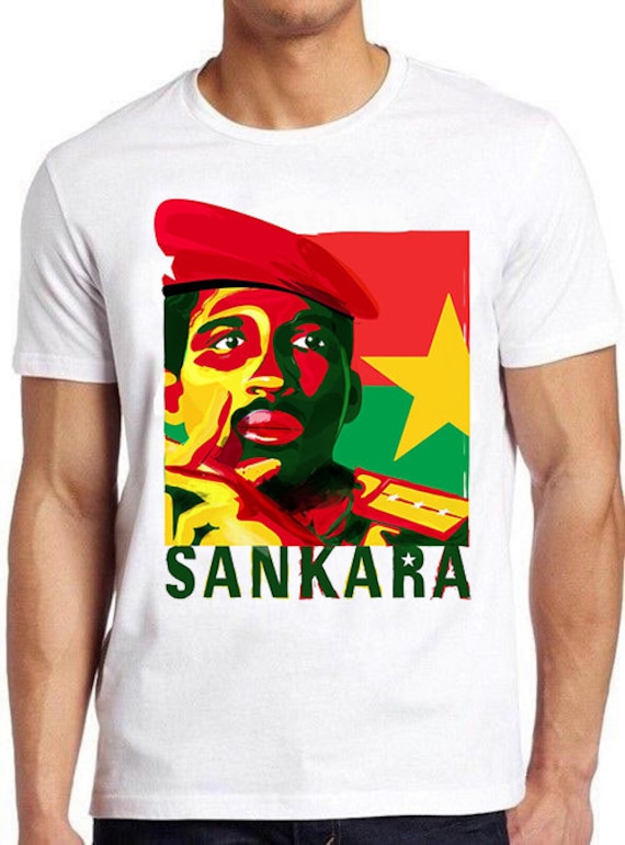 Thomas Sankara African Marxist Revolutionary Cartoon Style Gamer Cult Meme Movie Music Cool Gift Tee T Shirt 1001