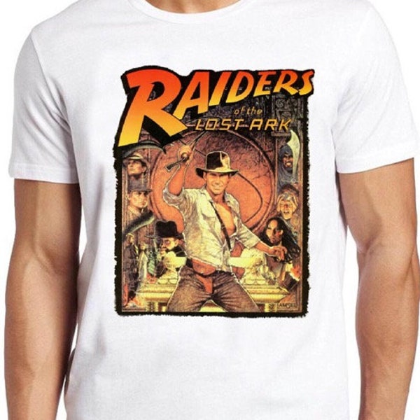 Raiders Of Lost Ark T Shirt Indiana Jones Film Movie Cool Gift Tee 228