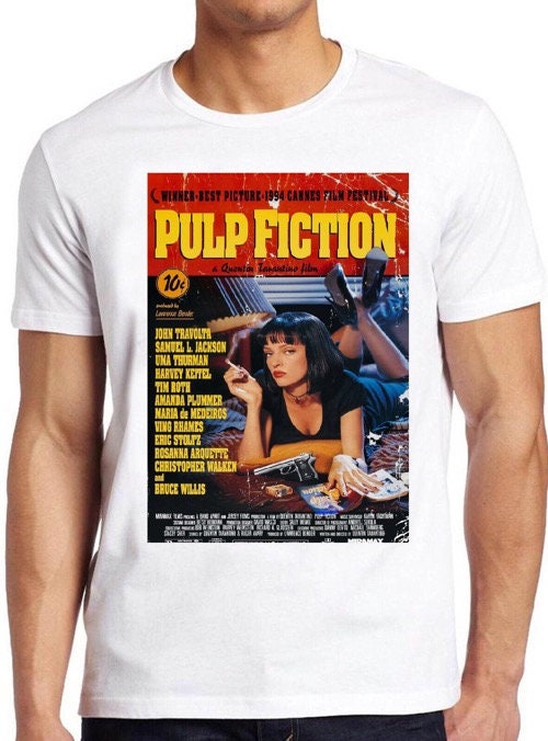 pulp fiction graphic t shirt