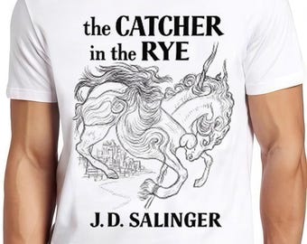 The Catcher In The Rye  Book Banned Literary Literature Geek Nerd Meme Tee Gift Retro Meme Saying Gaming Music Movie  T Shirt 2599