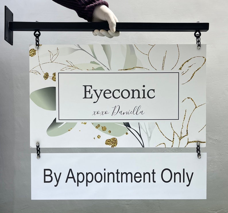 Double Sided Outdoor Sign, Handmade Wall Mounted Sign, Sidewalk Sign Etsy