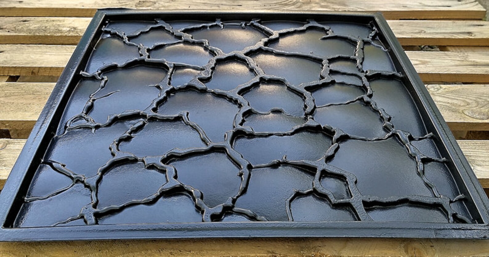 3D Panel 027 Wall panel Cement mold Plastic mold Concrete Etsy