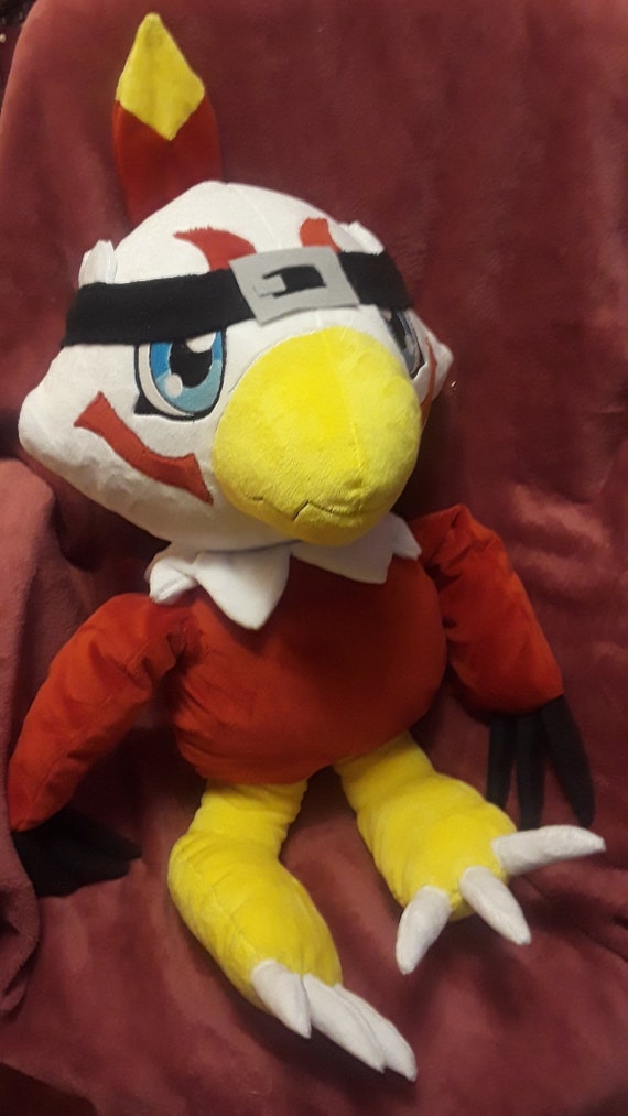 hawkmon plush