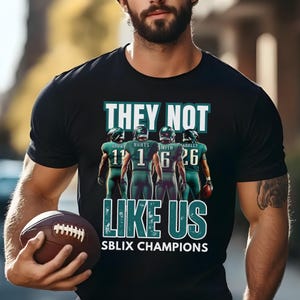 No les agradamos, camiseta de los Philadelphia Eagles, camiseta de Barkley Hurts, camiseta de Brown Smith, Big Game Eagles