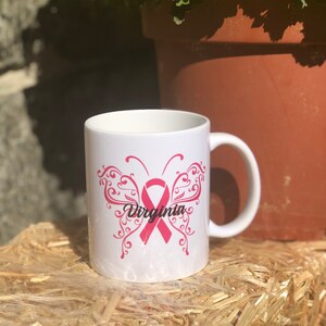 Personalized Breast Cancer Awareness Mug