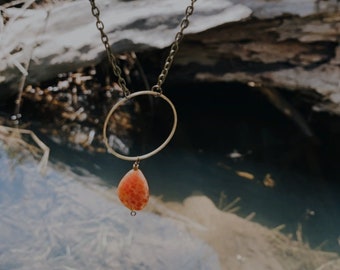 Fire Agate Necklace