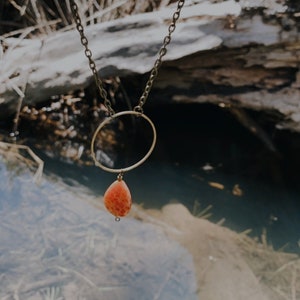 Fire Agate Necklace