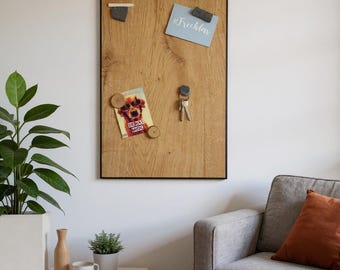 Houten magneetbord