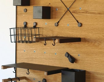 Accessories - sets for pegboard/perforated wall