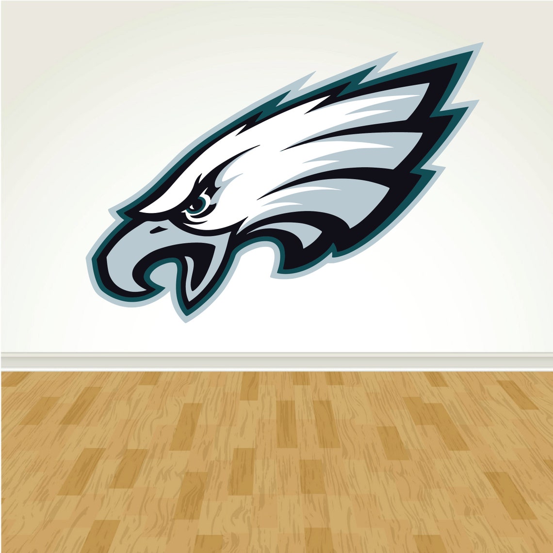 LARGE Philadelphia Eagles Wall Decal Art Sticker Etsy