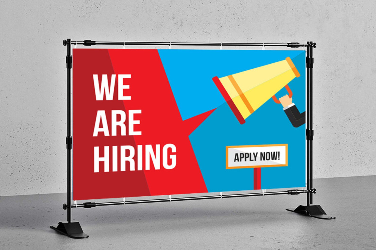 Now Hiring Banner Decal Now Hiring Outdoor Indoor Banner We | Etsy