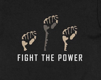 Fight The Power T-Shirt, Stop Racism Tee, Public Enemy Shirt, Humanity, Peace, Revolution, Graphic Tee, Black Lives Matter, Unisex/Men/Women