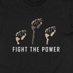 Fight The Power T-Shirt, Stop Racism Tee, Public Enemy Shirt, Humanity, Peace, Revolution, Graphic Tee, Black Lives Matter, Unisex/Men/Women