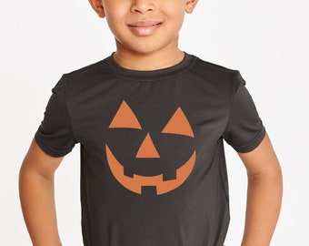 Camisa de cara de calabaza, camisa de Halloween para niños, disfraz de cara de calabaza para niños, primer halloween para bebés, disfraz de Halloween para bebé de calabaza
