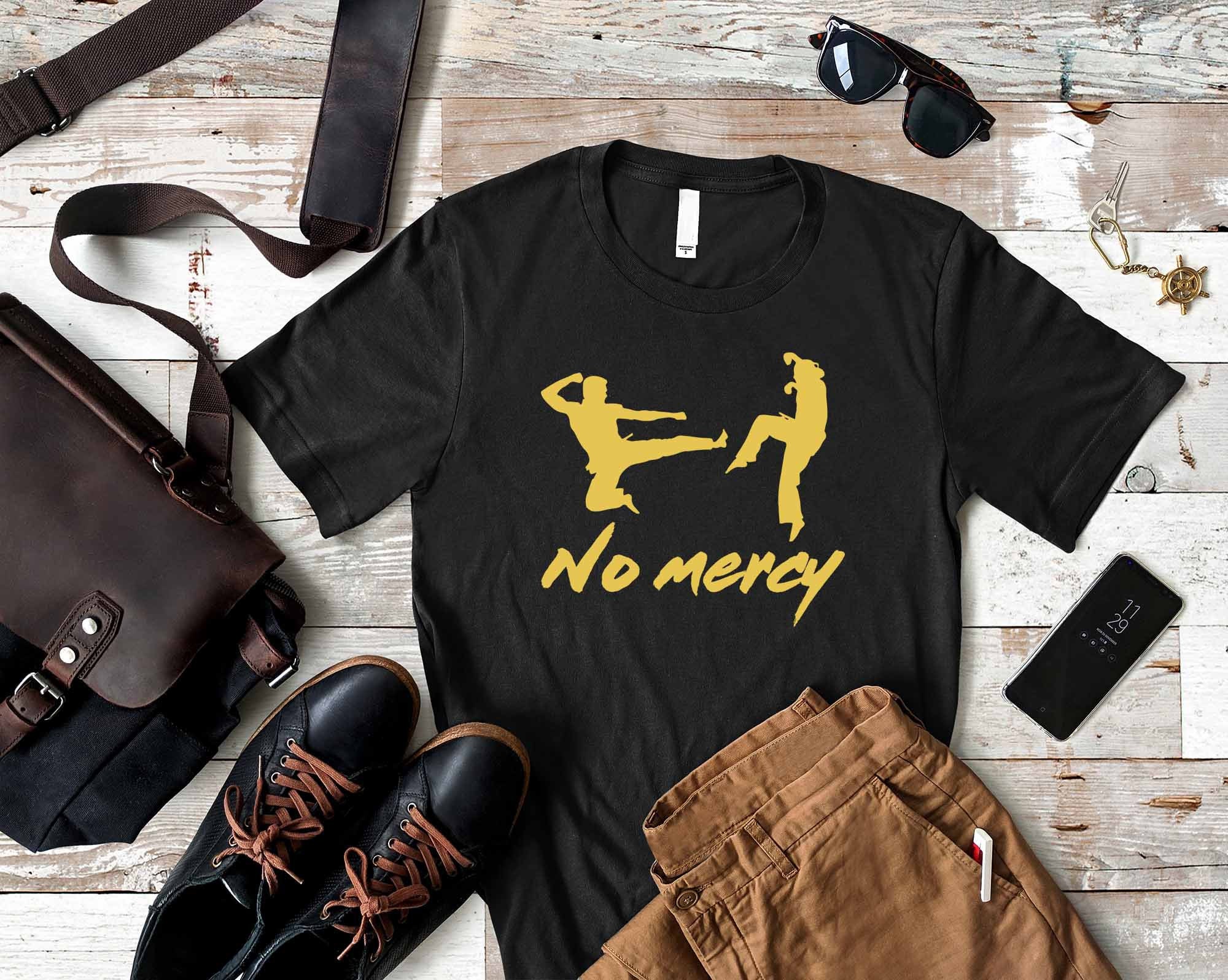 Cobra Kai Men Graphic T-Shirts No Mercy Karate Kid Merchandise Retro Tops Tees E - Foto 3