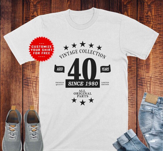 Born In March 1980 Legend 40 Years Old 40th Birthday Gift T-Shirt Born In March 1980 Legend 40 Years Old 40th Birthday Gift T-Shirt