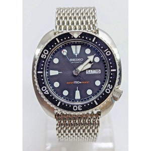 seiko turtle mesh bracelet