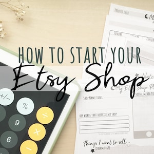 Download: 8-Page Etsy Planning Worksheets "How to Plan Your Future Etsy Shop" | Digital Download. No Item Shipped. Read Full Description