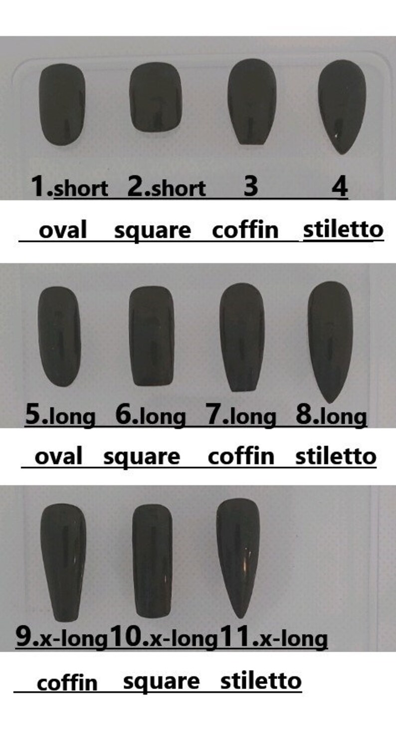 Bumblebee  Handmade Glue On Nails  Korean Nails  Japanese image 4