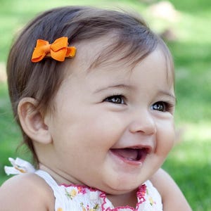 Shemay Baby-Haarspangen Set – 20 Stück, 5 Cm, Ripsband, Rutschfeste Clips