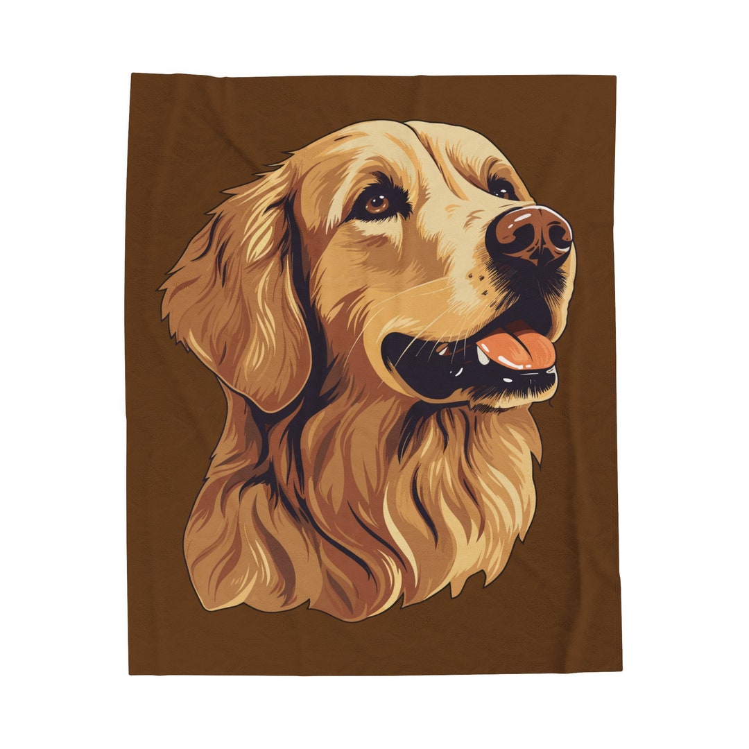 Golden Retriever Blanket, Dog Lover, Golden Retriever Lover, Dog