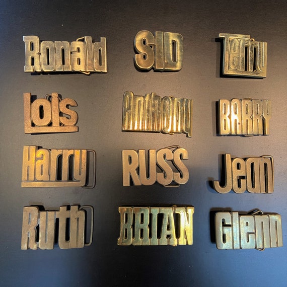 Vintage name belt Vintage Name Belts – Canty Boots main image 4