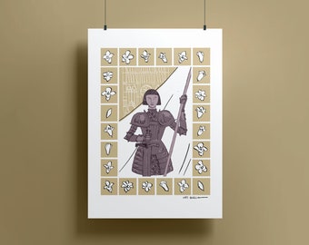 Art print - Joan of Arc