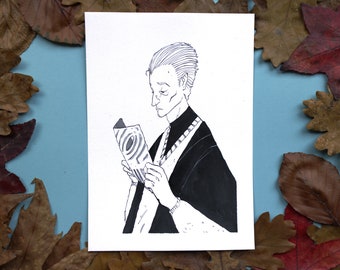 Originele illustratie - Draco Malfidus (Harry Potter Inktober)