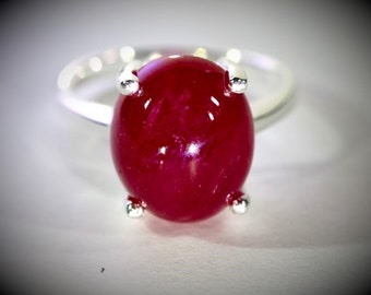 Red Ruby Ring Size Cabochon 1.60 Crt Tempting 100% Natural Mozambique Red Ruby Cabochon Round Shape Loose Gemstone Cabochon For Jewelry