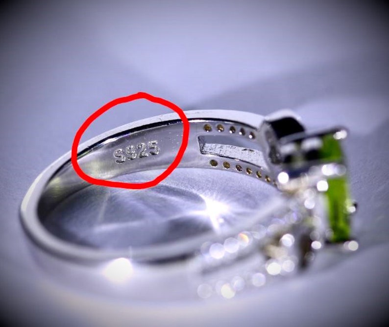 Ring Size 7 Tourmaline Ring Natural and Untreated Green Tourmaline 1.30ct Platinum Finish Solid 925 Sterling Silver Promise Ring Oval,