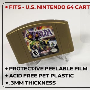 3 patroonbeschermers voor Nintendo 64 N64 Cart Game doorzichtige displaydoosjes - 8-bits pantser