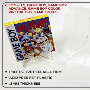 10 Box Protectors for Nintendo Game Boy / Virtual / Advance / Color Boxes Cases - 8Bit Armor