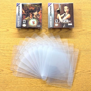 10 Box Protectors for Nintendo Game Boy Virtual / Advance / Color Boxes Cases CIB