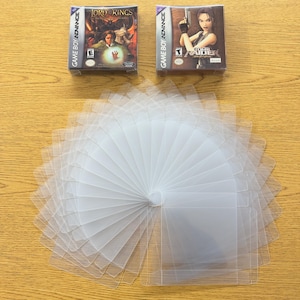 25 Ochraniaczy na Pudełka do Nintendo Game Boy Virtual / Advance / Color Boxes Cases CIB