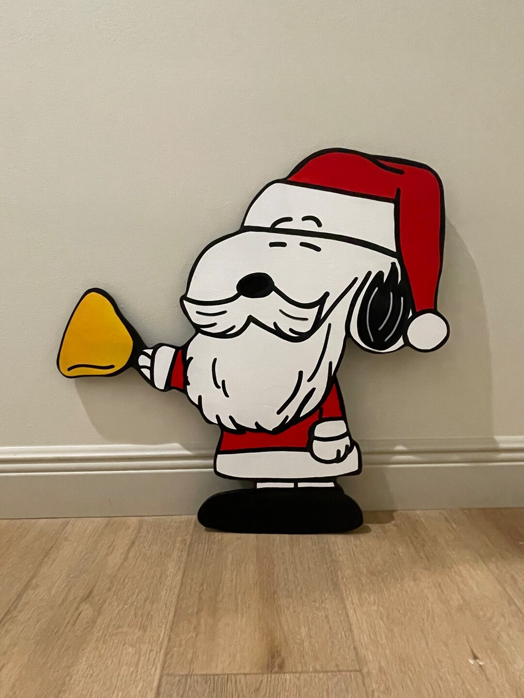 Snoopy Santa Christmas Yard Sign / Snoopy / Peanuts Yard Sign / Charlie