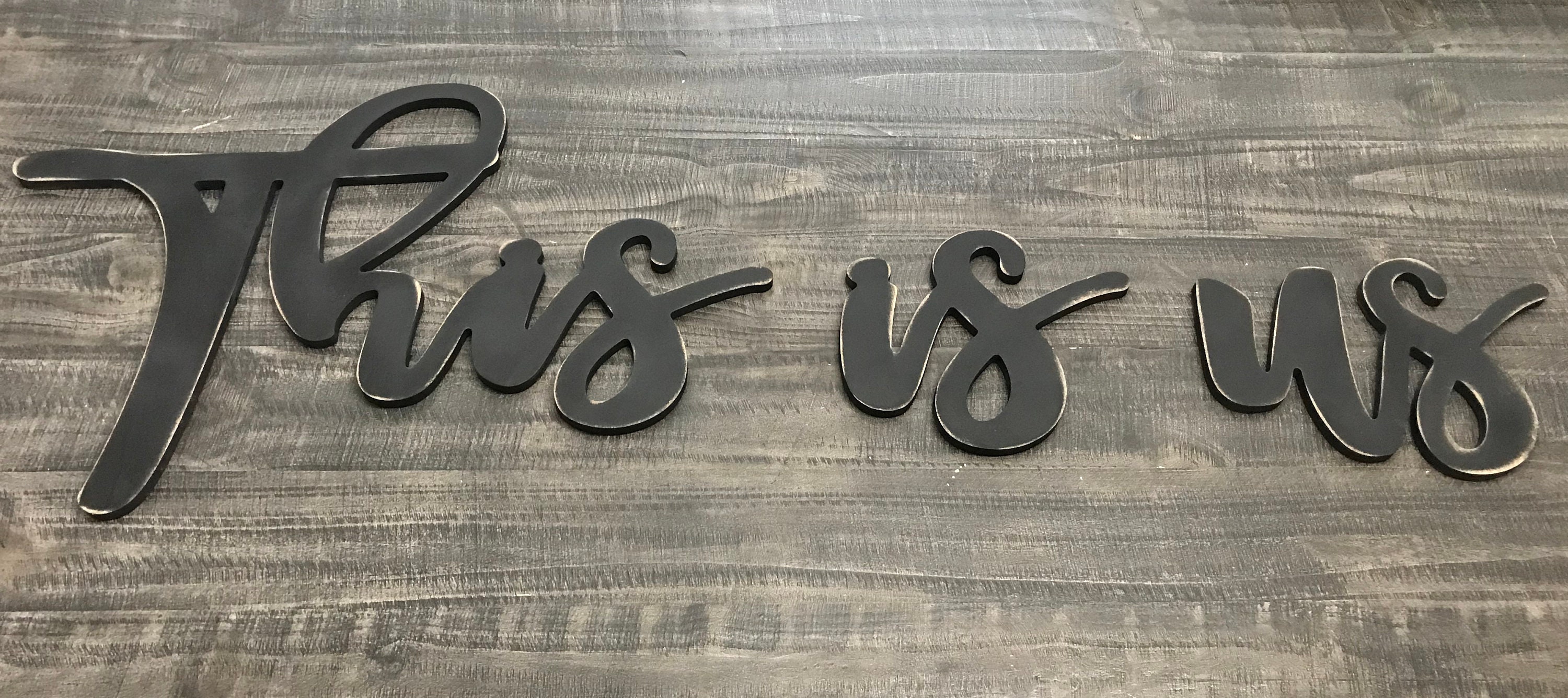 This is Us Wall Art / This is Us Wall Decor / Personalized Etsy