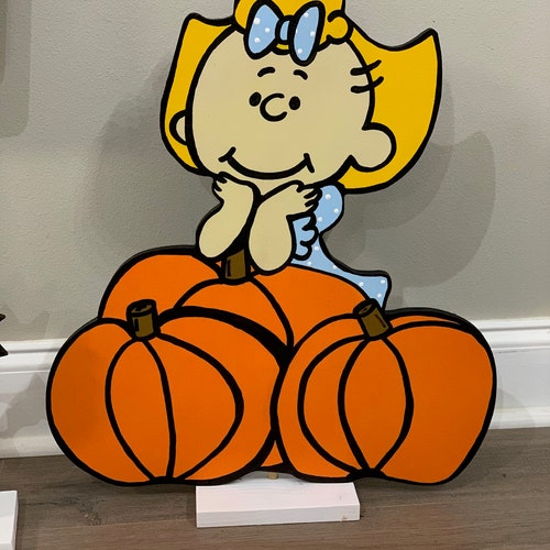 Great Pumpkin Yard Sign / Sally / Peanuts Yard Sign / Etsy