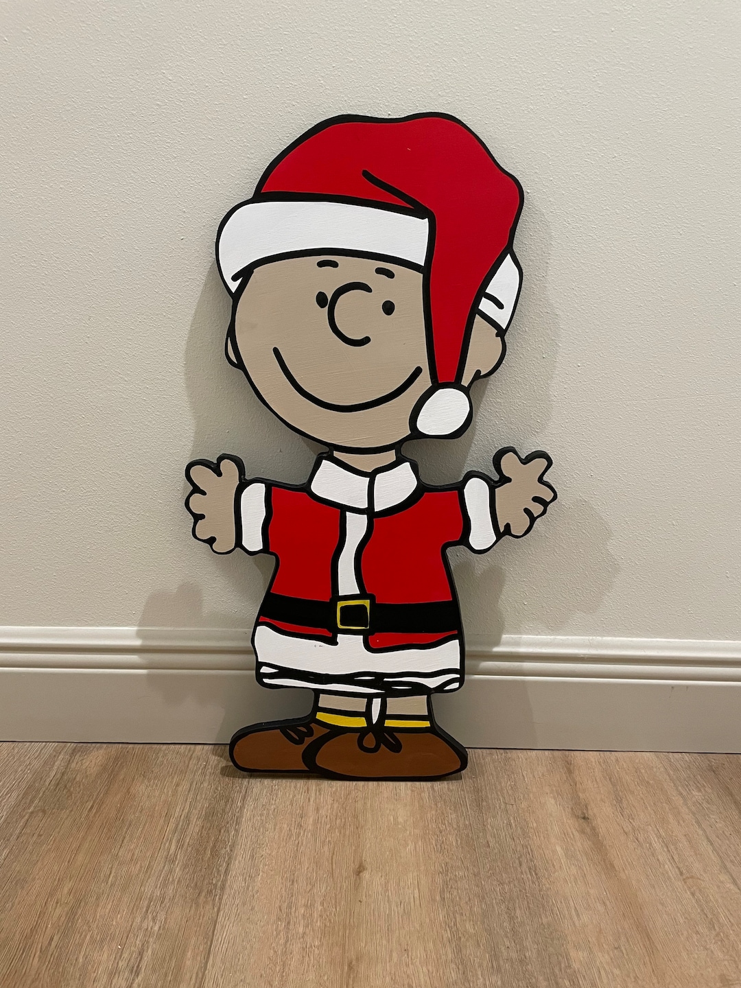 Charlie Brown Santa Christmas Yard Sign / Charlie Brown / Etsy