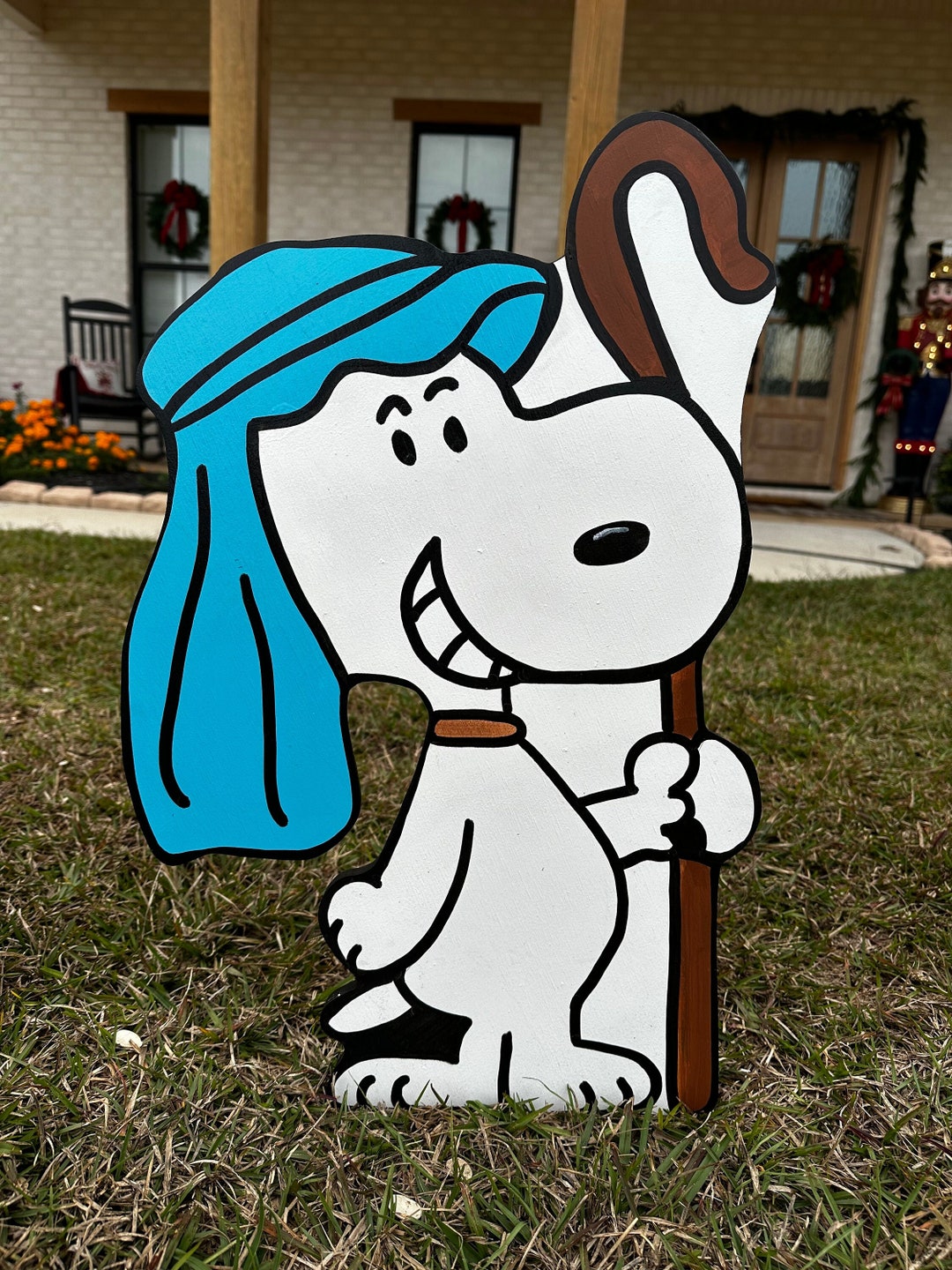 PEANUTS Christmas Yard Sign / Charlie Brown / Peanuts Yard Etsy