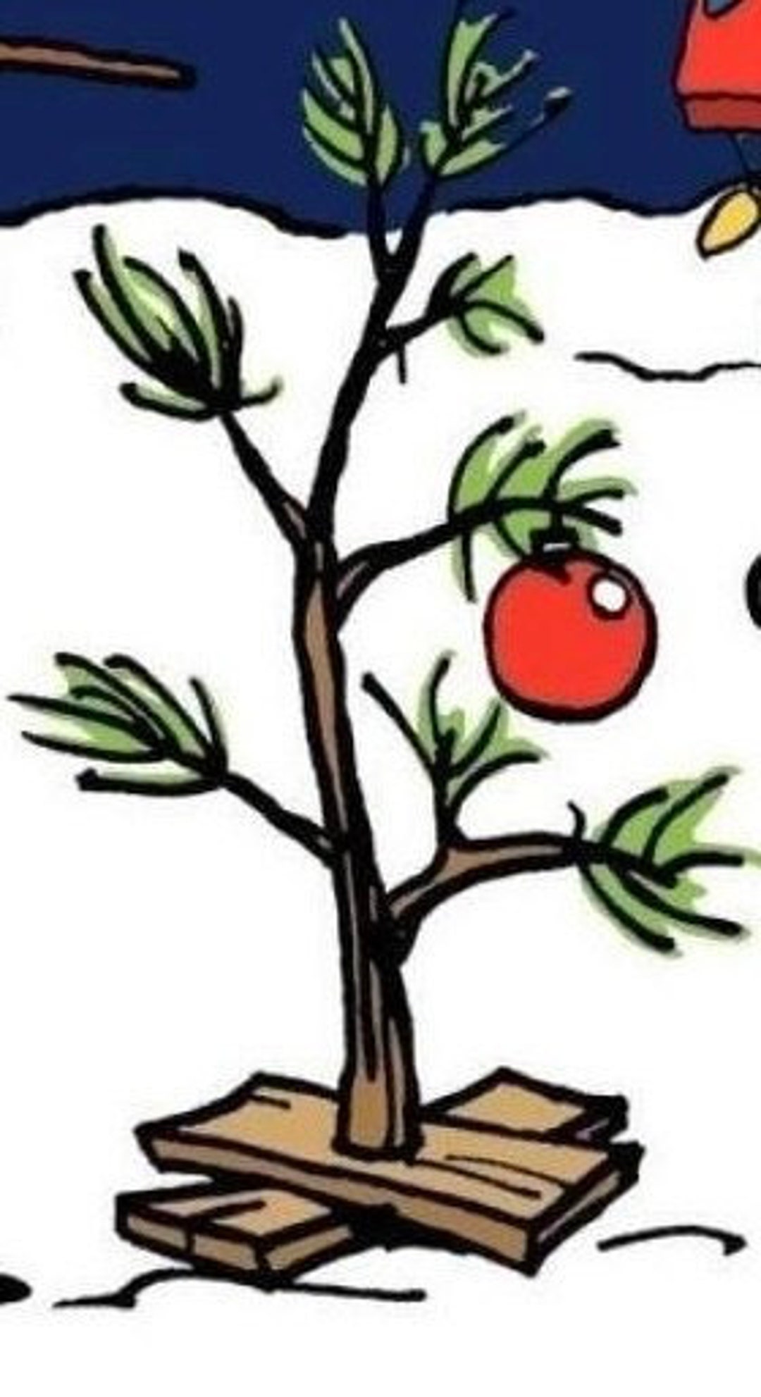 Charlie Brown Christmas Tree Yard Sign / Peanuts Yard Sign / Charlie Brown Signs / Peanuts