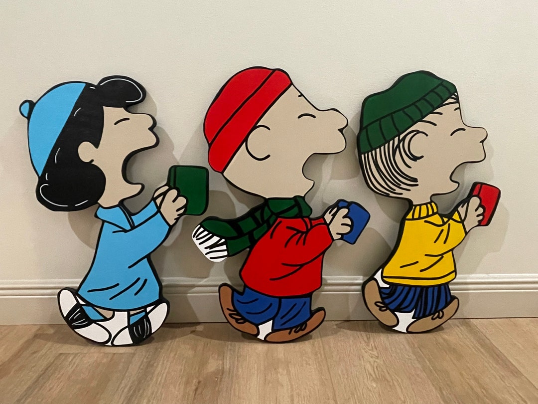 PEANUTS Christmas Yard Sign / Charlie Brown / Peanuts Yard Etsy