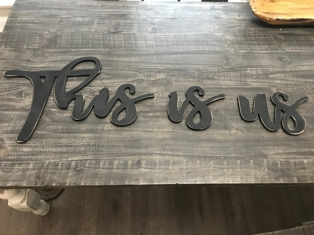 This is Us Wall Art / This is Us Wall Decor / Personalized Wall Art