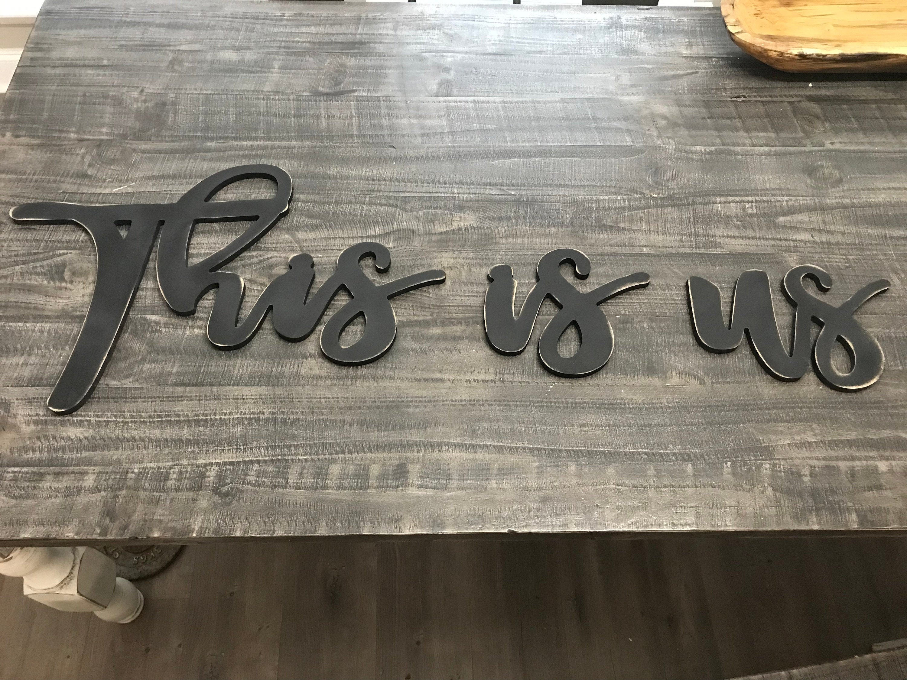 This is Us Wall Art / This is Us Wall Decor / Personalized Etsy UK