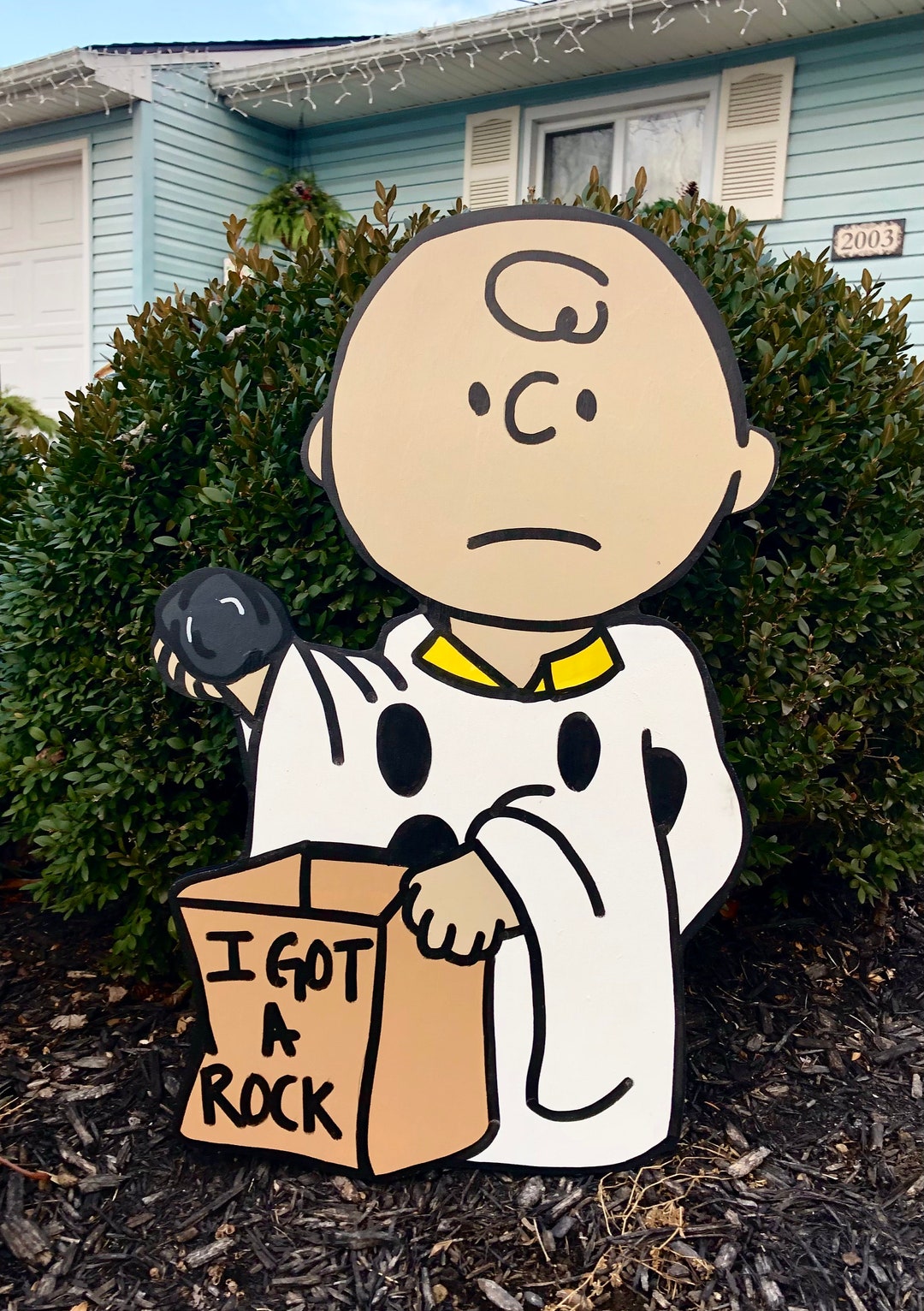 Great Pumpkin Yard Sign / Charlie I Got A Rock / Peanuts Yard