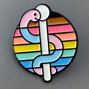 PIN: LGBTQ+ Medical Pride Enamel Pin