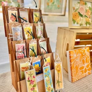 12 Slot Bookmark Display Physical Product Display for Craft Shows - Etsy