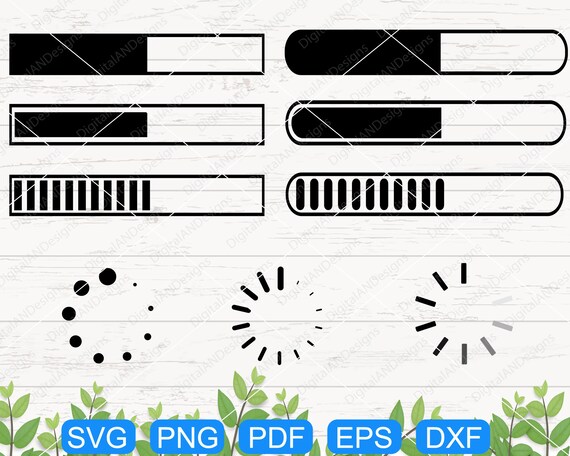 Loading SVG Loading icon Processing Loading Vector Loading | Etsy